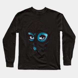 Day of Dead Girl Face Long Sleeve T-Shirt